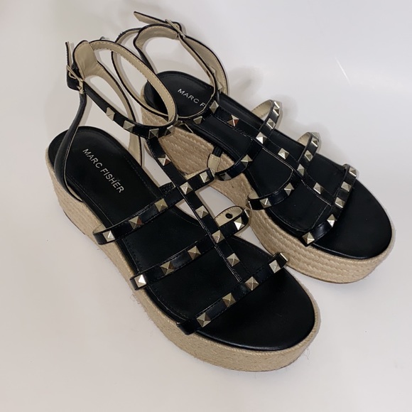Marc Fisher Jansen studded espadrille sandal - Picture 8 of 8
